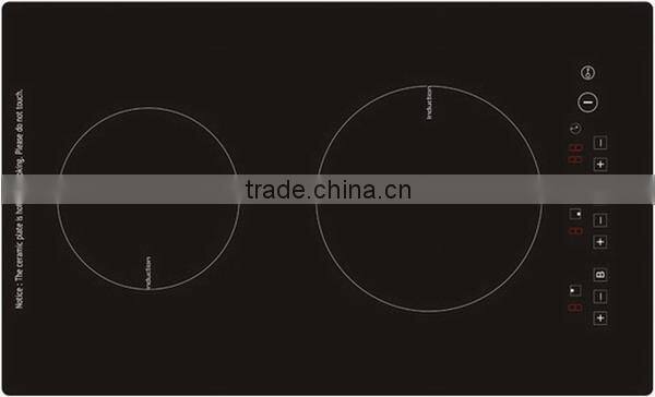 Double burner build-in induction cooktop/domino induction cooker