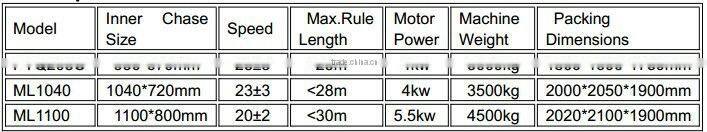 creasing and die cutting machine with CE