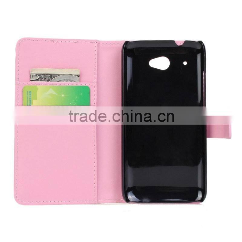 wholesale PU Leather Wallet Cover Stand Flip Case For HTC Desire 601