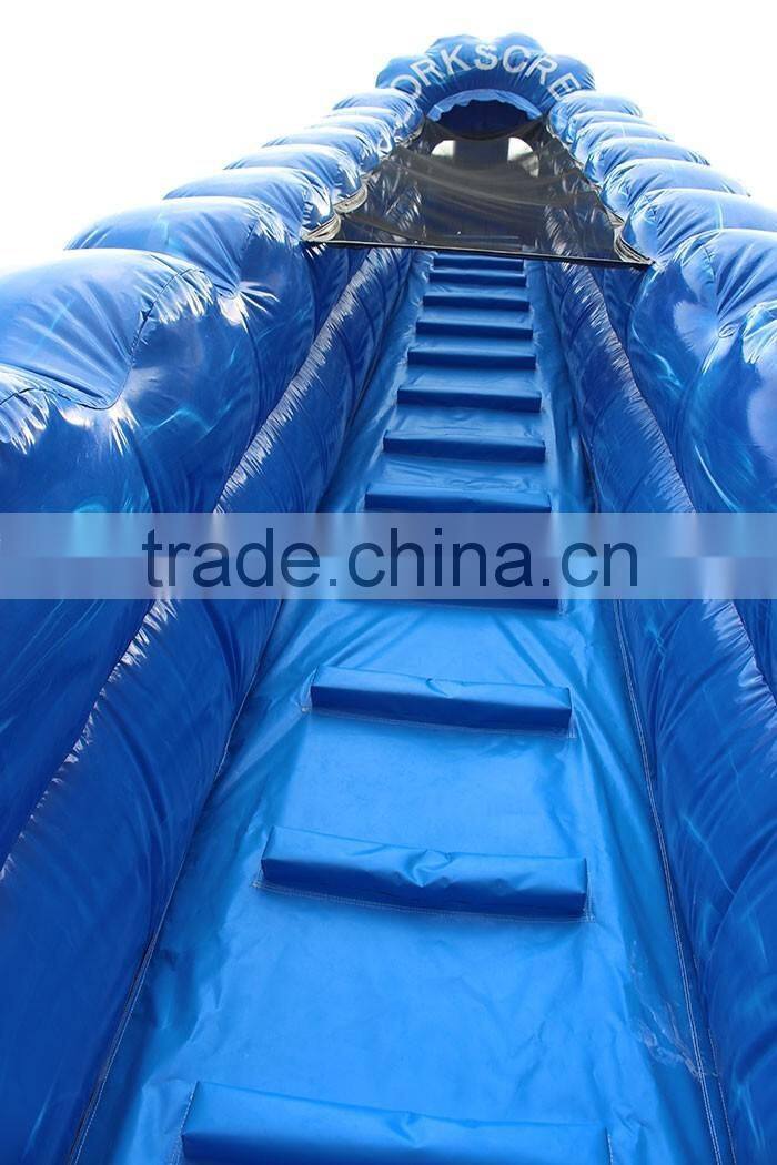 Giant inflatable water slide kids used water park slides for sale