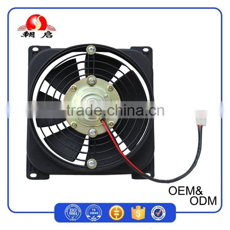Vehicle Spare Parts Black Brazing All Aluminum Water Cooling Vehicle Radiator With 60W Cooling Fan