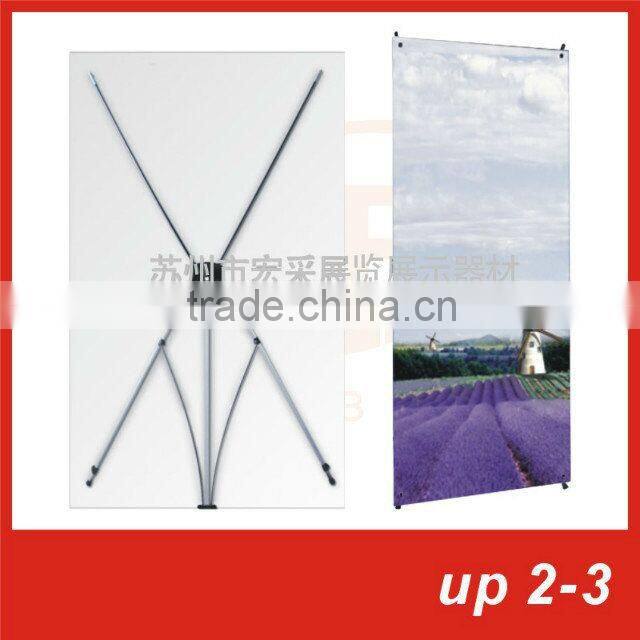 20*42cm Desktop Mini X Stand Banner for Advertising