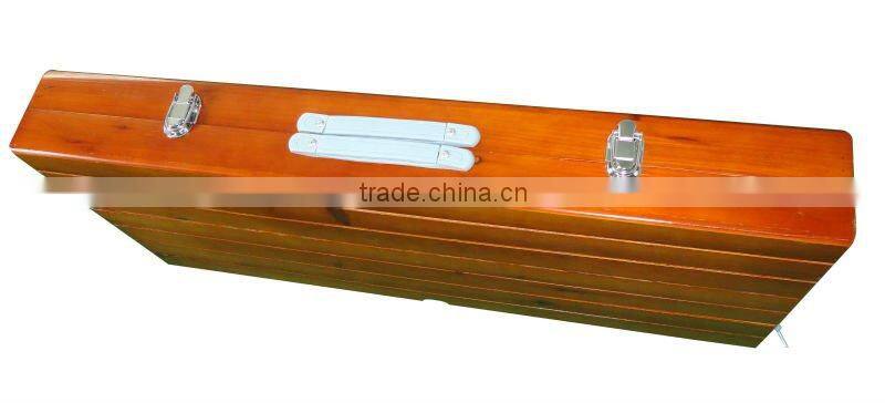 folding portabe wooden camping table with 4 seats