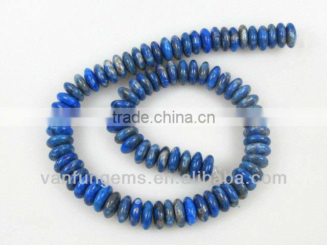 Gemstone natural soft yellow jade rondelle beads for jewelry
