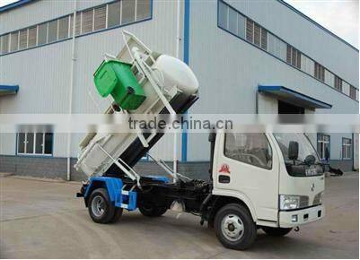 China Manufacture 5cbm Capacity of Kitchen Garbage Trucks Sale