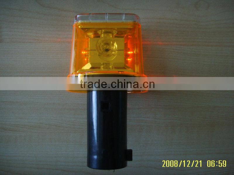 Roadway safety low cost high brightness traffic warning lamp