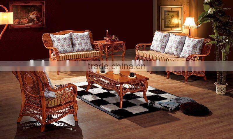 Fashionable Leisure Cane sofe table and chair set