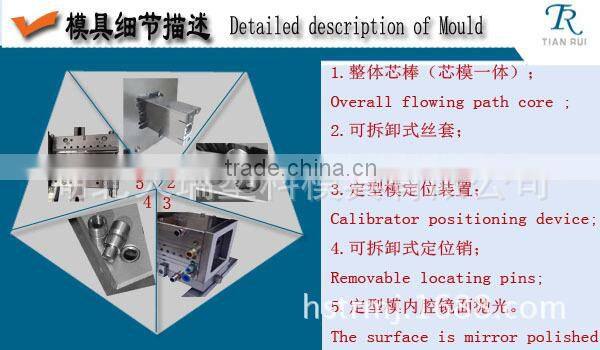 Landscape Construction WPC Wood Plastic Fence/Rail Extrusion Mold