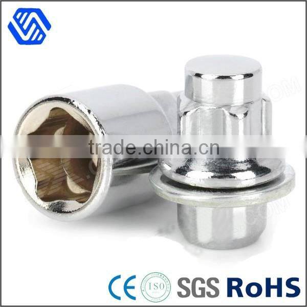 high strength full thread carbon steel safty bolt anti theft 12 point flange bolt