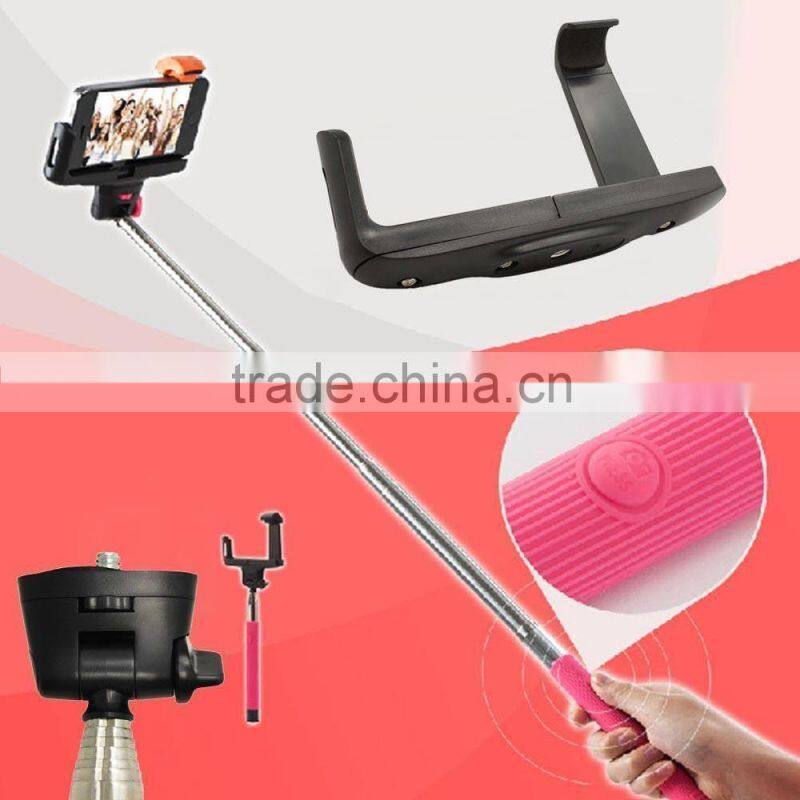 Z07-5 Handheld Wireless Bluetooth Selfie Stick Timer Monopod Extendable For iPhone Mobile Phone