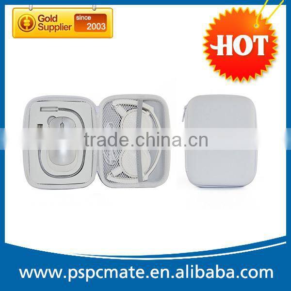 Travel case with headphone/USB LED light/headphone