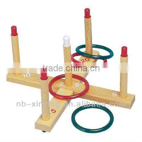 Wooden Ring Toss Game