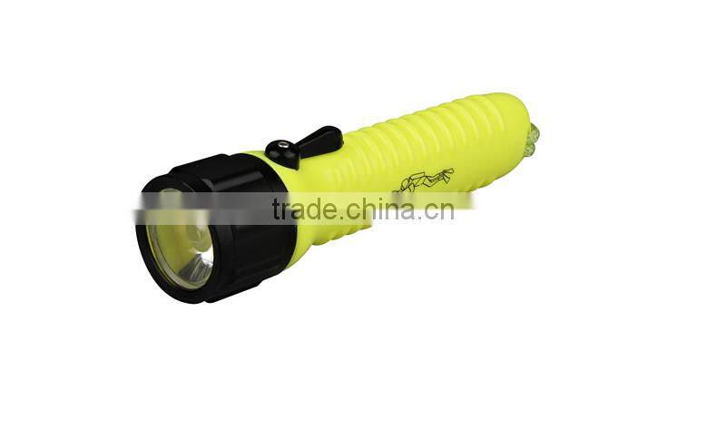 3W Rechargeable Powerful LED Diving Flashlight Diving Torch Flashlight