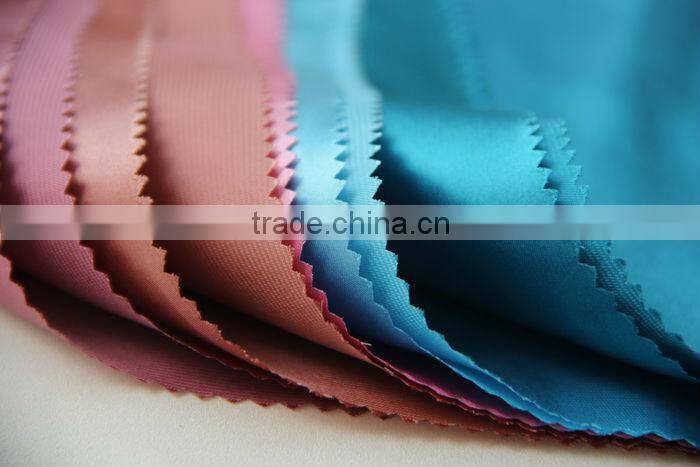 Polyester Twisted Satin Fabric for Ladies' Garment