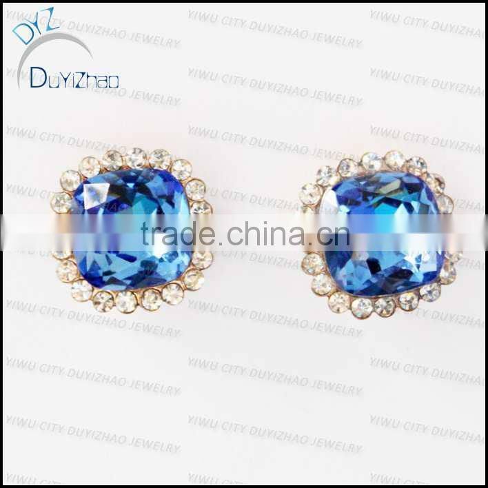 pink gemstone stud earrings