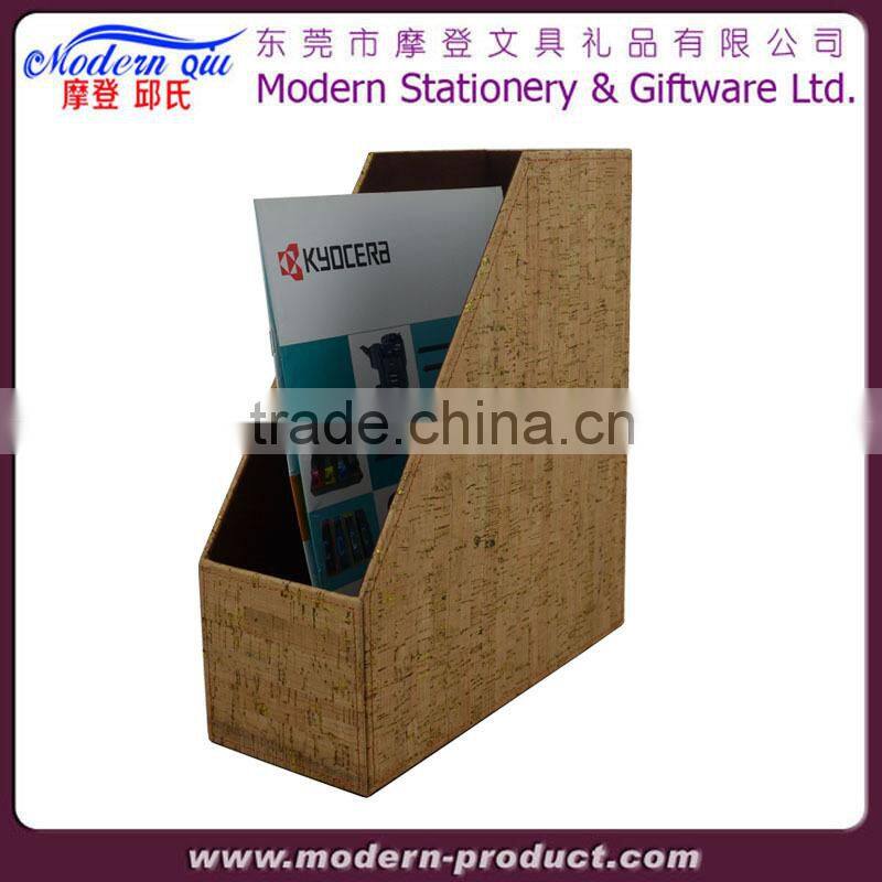 PVC Foldable Desktop Leather Felt Magazine Holder
