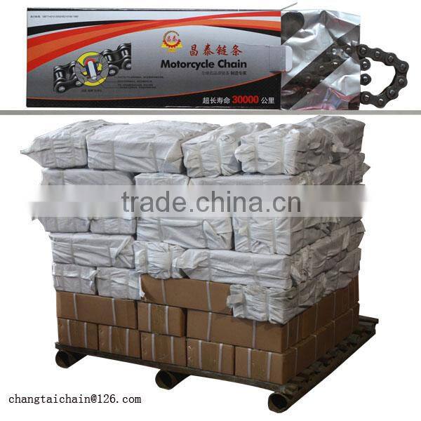 Motorcycle chain and sprocket sets