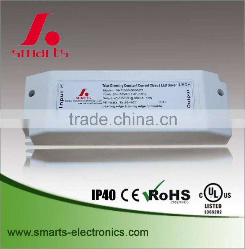 900ma 63w constant current dimmable led transformer led driver