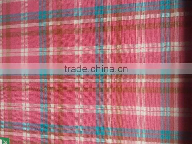 China supplier 100% cotton woven yarn dyed fabric