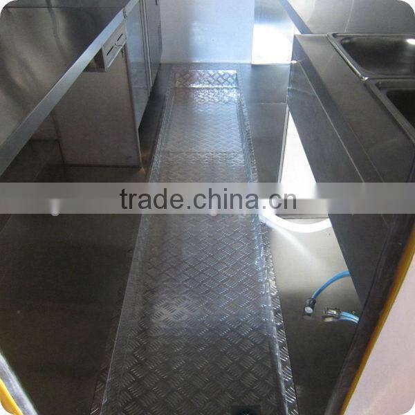 2014 Best Quality Oversea Gas Powered Steel Barbecue Ice Cream Food Trailer Cart XR-FC350 D