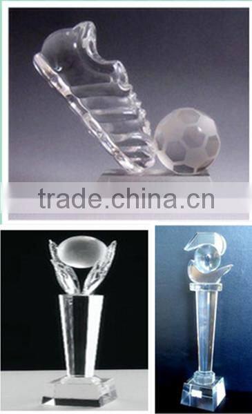 new design star crystal trophy award