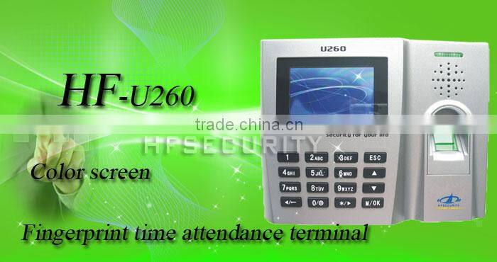 Best Price Network And Standalone TFT Screen Digital Granding Fingerprint Time And Attendance (HF-U260)
