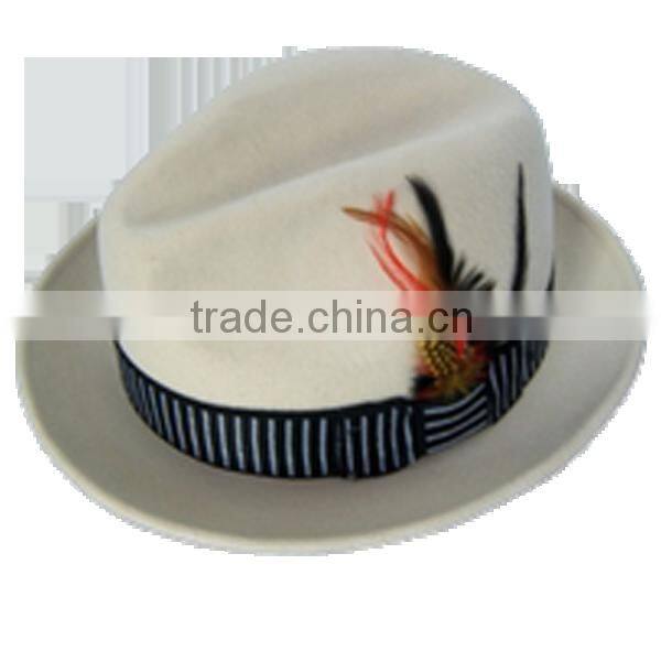 2016 new style felted wool hat fedora