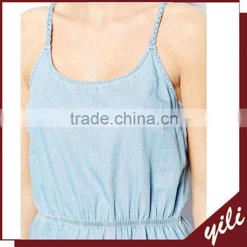 New fashion casual jeans lady dress design photo 2014 China supplier