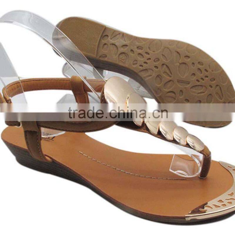hot sell delicate sandal comfortable lady sandals