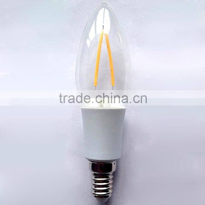 E27 E14 led G45 bulb light 2w led filament bulb lamp,CE,RoHS