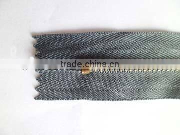3# brass zipper plated bronze zipper close end zipper with bronze 45YG slider jeans zipper