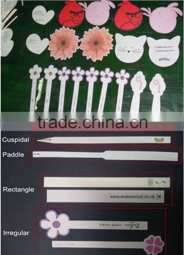 Perfume Testing Paper with embossed logo