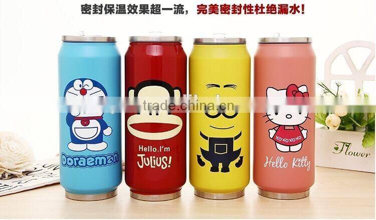 Promotional stainless steel can coffee mug 300 ml/480ml