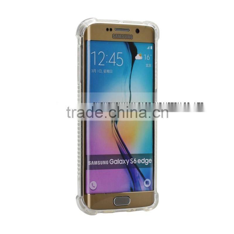 Top sale shockproof &Skid resistance tpu phone case for samsung s6 edge