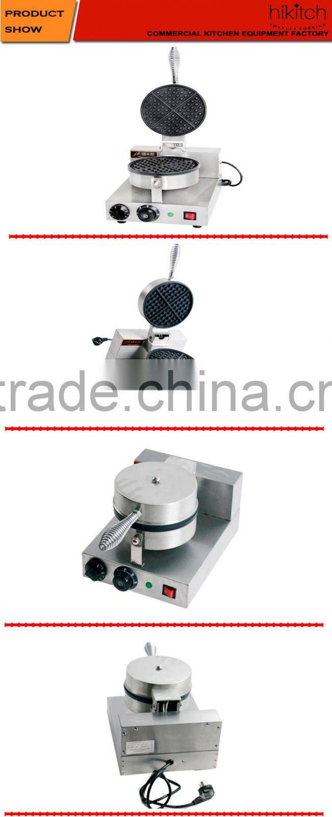 Professional production Food equipment electric single waffle maker machine in Guangzhou