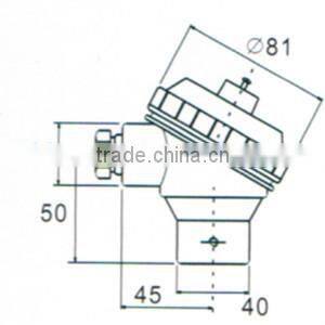 Rtd temperature sensor head pt100 KNY