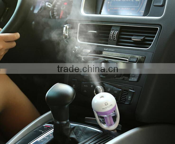 portable korean nanum car air mini USB humidifier,ultrasonic humidifier 12v made in china