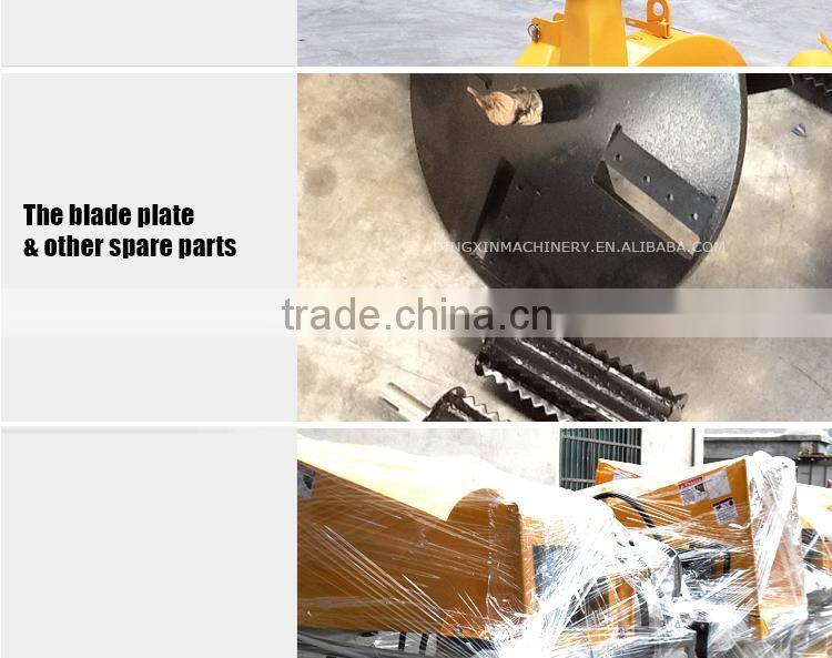 PTO Driven wood chipper shredder with self feed system