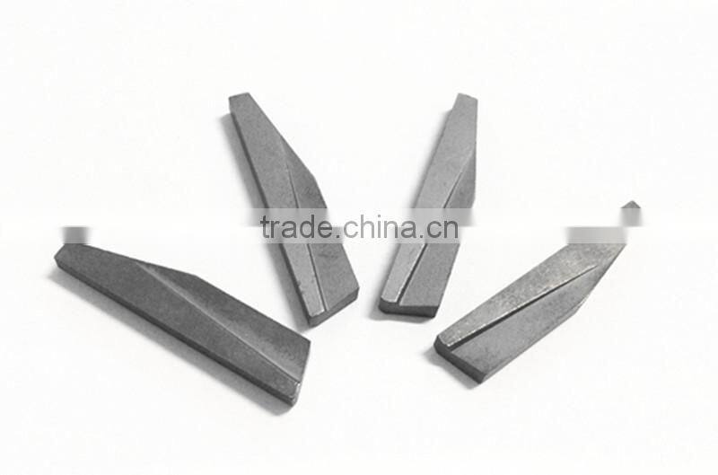 Non-standard cemented carbide blades