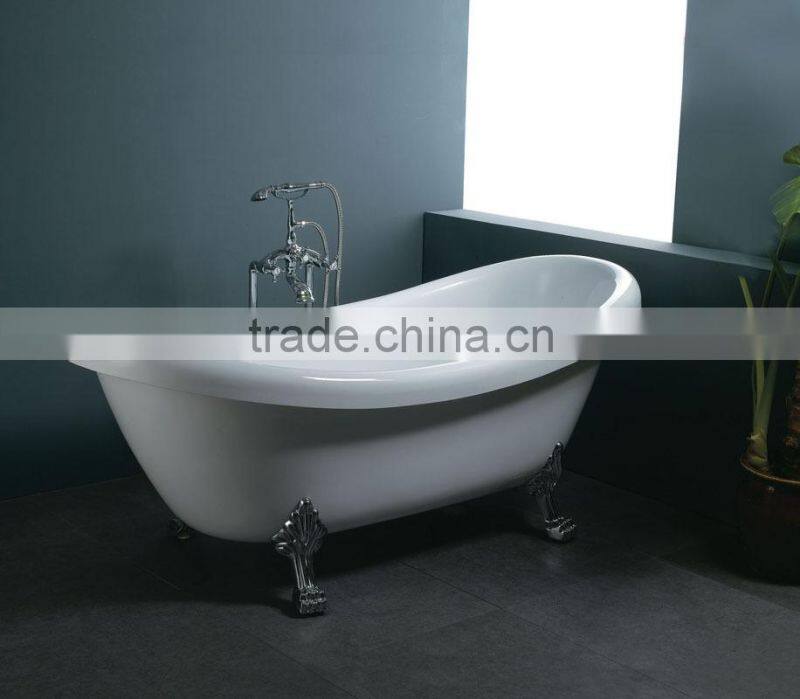 Q119 acrylic freestanding soaking clawfoot tub
