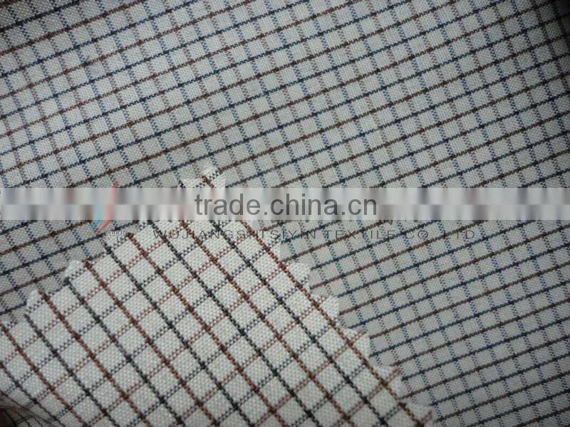 Yarn Dyed Check Stripe Style shirting Fabric