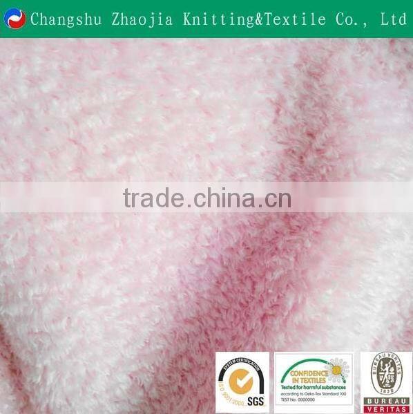 Hot sale bedding fabric super soft knitted polyester fabric price per meter