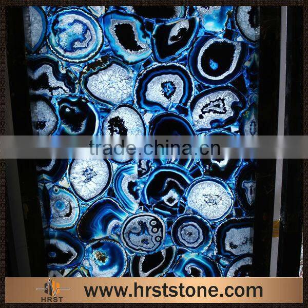 Nature stone blue agate slabs price