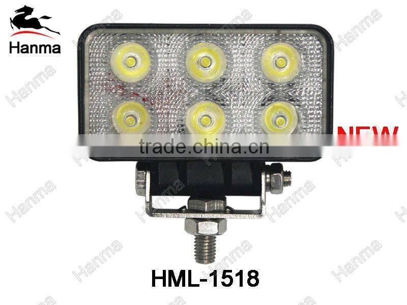 15W 4x4 rectangle truck led work light