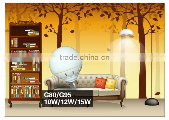 led bulb lamp CE-approved G95 E27 10W ceramic bongs Plastic Housing Globe LED Light Bulb led light bulb speakerhts