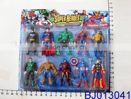 Cartoon figure superman justice figure doll the avenger toys