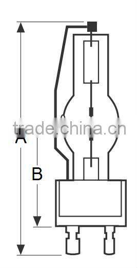 MSR1200 SA stage and studio lamp