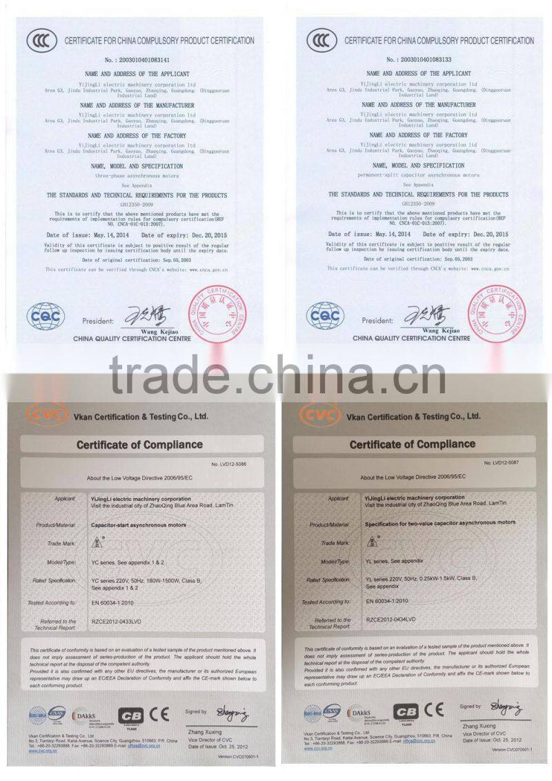 YC 90L-2 ac electric motor 220v