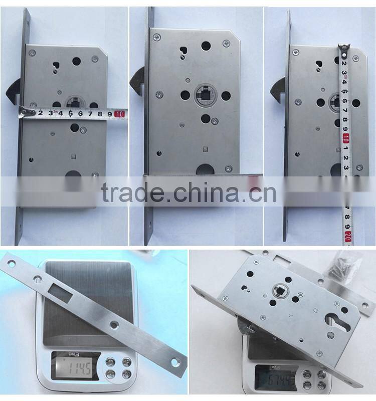 High security standard sliding door mortise lock body