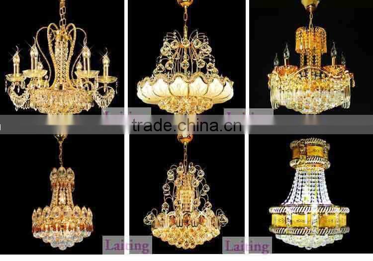 big crystal hanging light